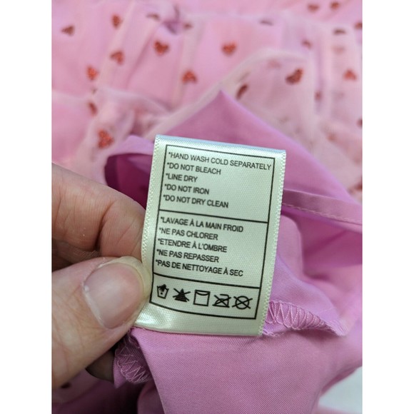 Betsey Johnson Classically Pink Glitter Heart Bustier Tulle Dress Size 6 NWT - Picture 11 of 13